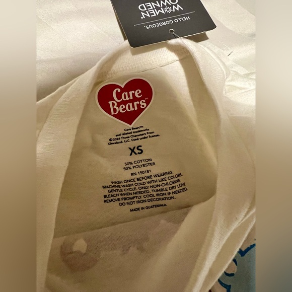 Care bear graphics T-shirt 80s retro cartoon - Picture 3 of 4